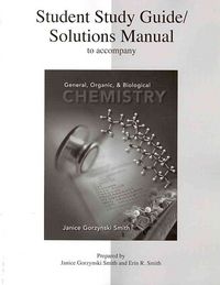 Produktbild: Student Study Guide/Solutions Manual to Accompany General, Organic & Biological Chemistry