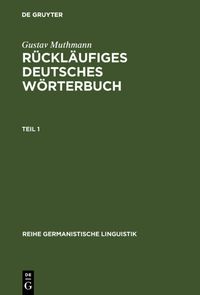 Produktbild: R&uuml;ckl&auml;ufiges deutsches W&ouml;rterbuch