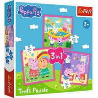 Produktbild: 3 in 1 Puzzle - Peppa Pig