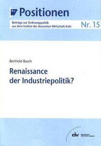 Produktbild: Renaissance der Industriepolitik?
