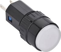 Produktbild: TRU Components 140384 LED-Signalleuchte Wei&szlig; 24 V/DC, 24 V/AC