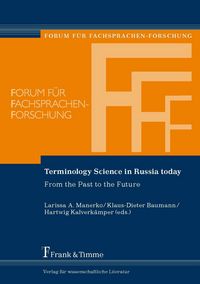 Produktbild: Terminology Science in Russia today