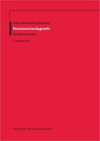 Produktbild: Personenstandsgesetz