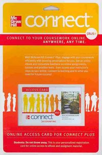 Produktbild: Wild College Accounting Connect Plus Access Code Card