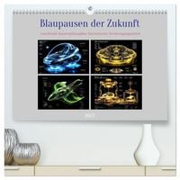 Produktbild: Blaupausen der Zukunft (hochwertiger Premium Wandkalender 2027 DIN A2 quer), Kunstdruck in Hochglanz