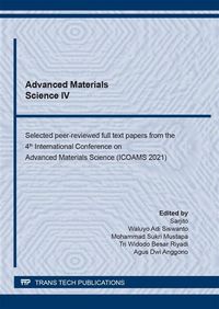 Produktbild: Advanced Materials Science IV