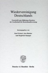 Produktbild: Wiedervereinigung Deutschlands.