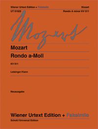 Produktbild: Mozart, W: Rondo a-Moll