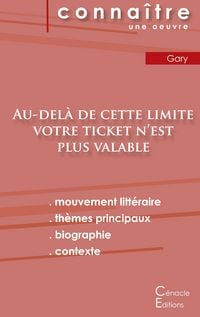 Produktbild: Fiche de lecture Au-del&agrave; de cette limite votre ticket n'est plus valable (Analyse litt&eacute;raire de r&eacute;f&eacute;rence et r&eacute;sum&eacute; complet)