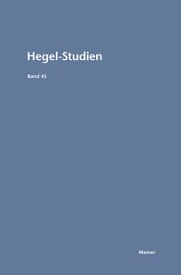 Produktbild: Hegel-Studien Band 45