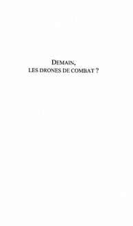 Produktbild: Demain les drones de combats