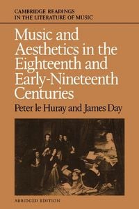 Produktbild: Music and Aesthetics in the Eighteenth and Early Nineteenth Centuries