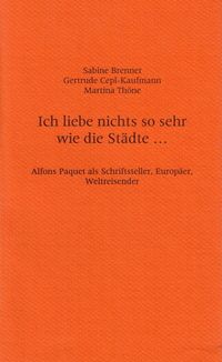 Bild vom Artikel Ich liebe nichts so sehr wie die Städte ... vom Autor Sabine Brenner