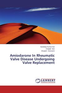 Produktbild: Amiodarone In Rheumatic Valve Disease Undergoing Valve Replacement