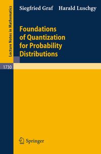 Produktbild: Foundations of Quantization for Probability Distributions