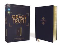 Produktbild: Niv, the Grace and Truth Study Bible (Trustworthy and Practical Insights), Leathersoft, Navy, Red Letter, Comfort Print