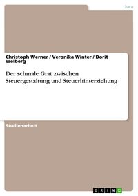 Bild vom Artikel Der schmale Grat zwischen Steuergestaltung und Steuerhinterziehung vom Autor Christoph Werner