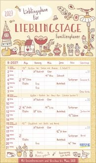 Produktbild: Familienplaner Lieblingspl&auml;ne f&uuml;r Lieblingstage 2027
