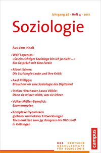 Produktbild: Soziologie 4.2017