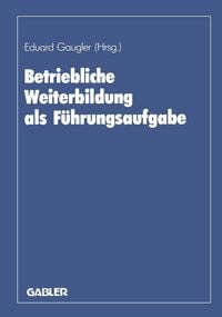 Produktbild: Betriebliche Weiterbildung als F&uuml;hrungsaufgabe