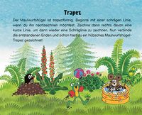 Trötsch Der kleine Maulwurf Zaubertafel Buch Formen