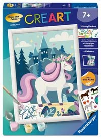 Produktbild: CreArt, Malen nach Zahlen Kinder - Einhorn Aurora