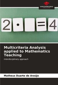 Produktbild: Multicriteria Analysis applied to Mathematics Teaching
