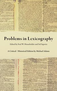 Produktbild: Problems in Lexicography