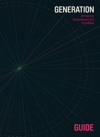 Produktbild: Generation: 25 Years Contemporary Art in Scotland Guide