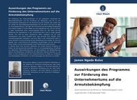 Produktbild: Auswirkungen des Programms zur F&ouml;rderung des Unternehmertums auf die Armutsbek&auml;mpfung