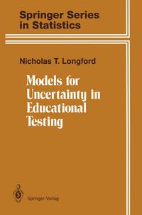 Produktbild: Models for Uncertainty in Educational Testing