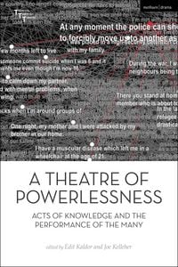 Produktbild: A Theatre of Powerlessness