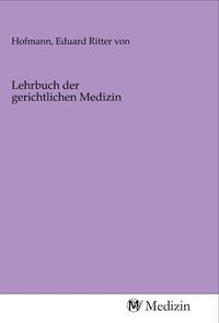 Produktbild: Lehrbuch der gerichtlichen Medizin