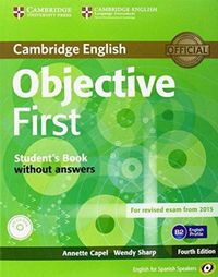 Produktbild: Capel, A: Objective First for Spanish Speakers Student's Boo
