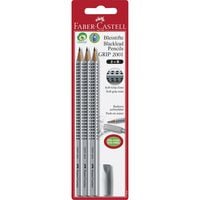 Produktbild: FABER-CASTELL Schreib Set 2001 2B grau 4 Teile Blister