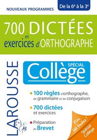 Produktbild: 700 dict&eacute;es et exercices d'orthographe