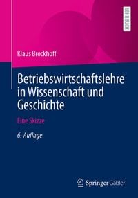 Produktbild: Betriebswirtschaftslehre in Wissenschaft und Geschichte