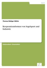 Produktbild: Kooperationsformen von Segelsport und Industrie