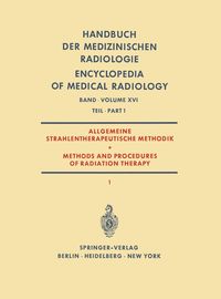 Produktbild: Allgemeine Strahlentherapeutische Methodik / Methods and Procedures of Radiation Therapy