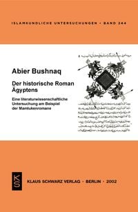 Produktbild: Der historische Roman &Auml;gyptens