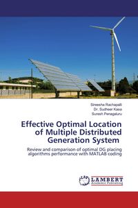 Produktbild: Effective Optimal Location of Multiple Distributed Generation System