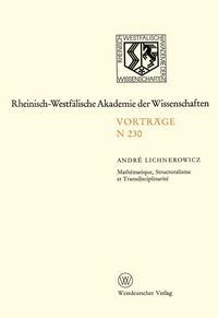 Produktbild: Math&eacute;matique, Structuralisme et Transdisciplinarit&eacute;
