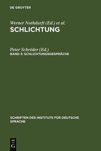 Produktbild: Schlichtungsgespr&auml;che