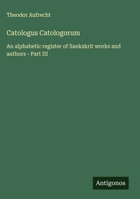 Produktbild: Catologus Catologorum