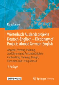 Produktbild: W&ouml;rterbuch Auslandsprojekte Deutsch-Englisch &ndash; Dictionary of Projects Abroad German-English
