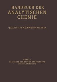 Produktbild: Elemente der Ersten Hauptgruppe (Einschl. Ammonium)