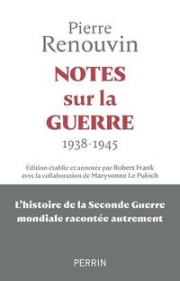 Produktbild: Notes sur la guerre : 1938-1945