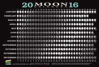 Produktbild: 2016 Moon Calendar Card (20-Pack)