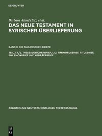 Produktbild: 1./2. Thessalonicherbrief, 1./2. Timotheusbrief, Titusbrief, Philemonbrief und Hebr&auml;erbrief