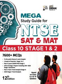 Produktbild: MEGA Study Guide for NTSE 2021 (SAT & MAT) Class 10 Stage 1 & 2 - 12th Edition